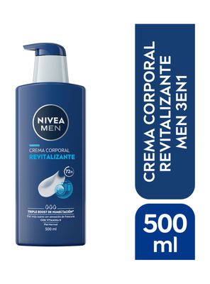 Imagen 2 del producto Crema Corporal Nivea Men Revitalizante 3en1 Piel Normal 500 ml