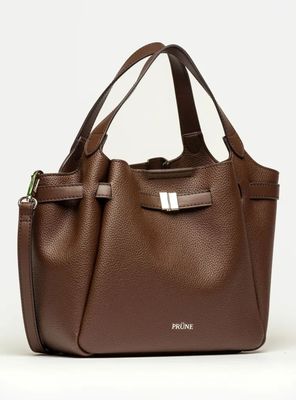 Imagen 2 del producto Cartera de Mano Marble Café Oscuro