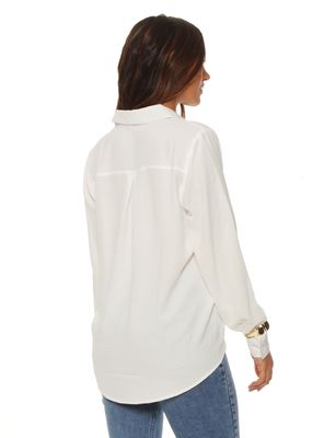 Imagen 2 del producto Blusa Abotonada en Delantero con Bolsillos Delantero