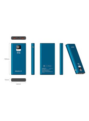 Imagen 2 del producto Batería Portátil Powerbank 10000 mAh 22.5W Azul