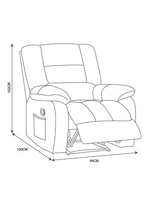 Imagen 2 del producto Bergere Osaka con Masaje y Calor Smoke