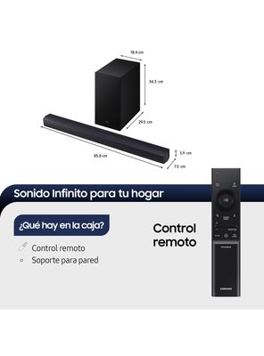 Imagen 2 del producto Soundbar B-Series HW-B450F 2.1ch Subwoofer 2025