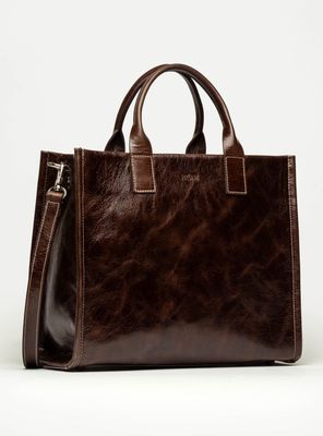 Imagen 2 del producto Cartera de Mano Capri Café Grande