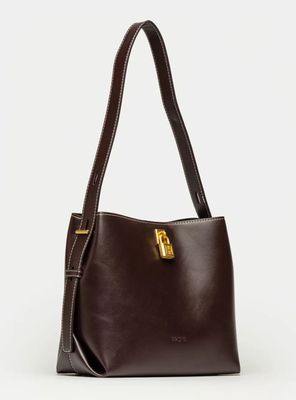 Imagen 2 del producto Cartera de Hombro The Lock Café Oscuro