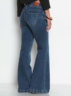 Imagen 2 del producto Jeans Recto Tiro Alto Pretina Básica 1 Botón Ja3