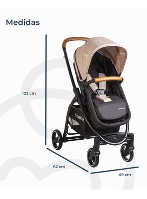 Imagen 2 del producto Coche Travel System Fenix Beige