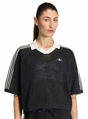 Imagen 1 del producto Polera con Cuello de Tejido Crochet Brand