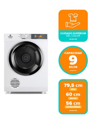 Imagen 2 del producto Secadora Carga Frontal 9 kg 9DBZG Pro Blanco