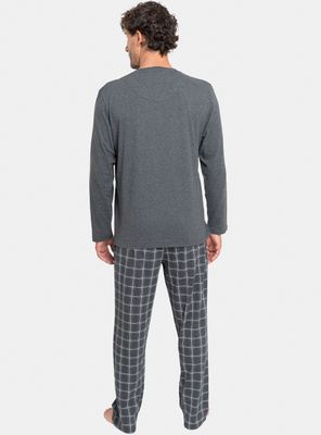 Imagen 2 del producto Pijama Largo Abotonado Jersey Algodón