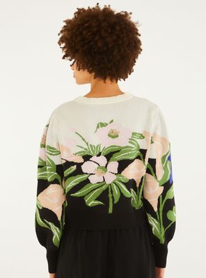 Imagen 2 del producto Chaleco Bicolor con Maxi Flores