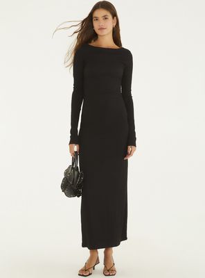 Imagen 1 del producto Vestido Midi Manga Larga con Espalda Escotada