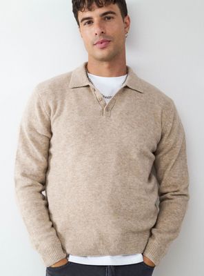 Imagen 1 del producto Polerón Knit Cuello Polo