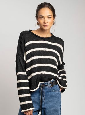 Imagen 1 del producto Chaleco Rayas Breda Negro