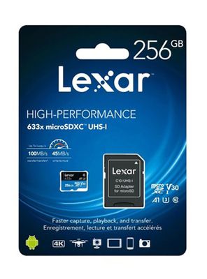 Imagen 2 del producto Tarjeta de Memoria MicroSD 256GB 633X