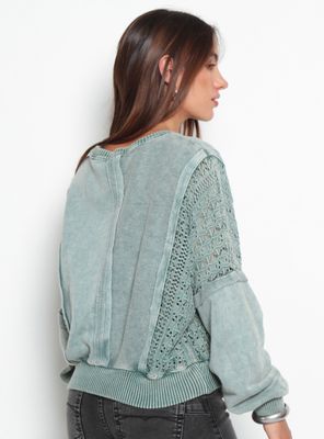 Imagen 2 del producto Sweater Manga Larga Sólido con Aplicación