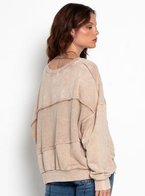 Imagen 2 del producto Sweater Acid Wash con Textura