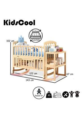 Imagen 2 del producto Cuna de Madera Evolutiva 5 en 1