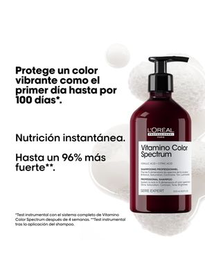 Imagen 2 del producto Dupla XL Cuidado del Color Profundo Shampoo 500 ml + Acondicionador 500 ml Vitamino Color Spectrum