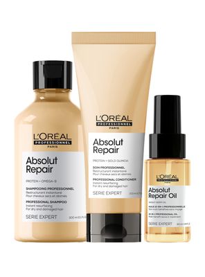 Imagen 1 del producto Set Profesional Reparación Shampoo + Acondicionador + Aceite Absolut Repair
