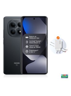 Imagen 2 del producto Smartphone Redmi Note 15 5G 256GB 6.77'' Negro Liberado