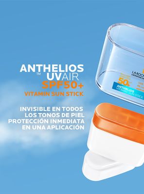 Imagen 2 del producto Protector Solar Anthelios UVAIR Vitamin Sun Stick FPS50+ 10 ml