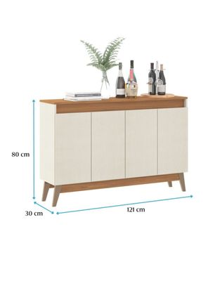 Imagen 2 del producto Buffet Trento 4 Puertas Roble Beige