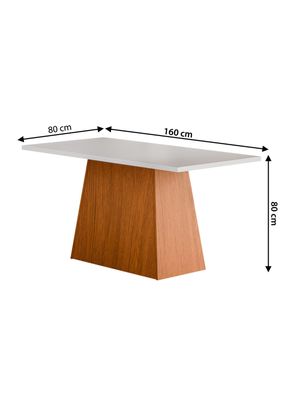 Imagen 2 del producto Juego de Comedor Trento 6 Sillas + Mesa Rectangular Blanco