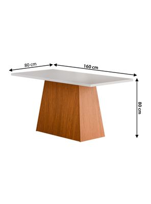 Imagen 2 del producto Juego de Comedor Trento 6 Sillas + Mesa Rectangular Blanco