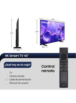 Imagen 2 del producto LED Smart TV 43'' Crystal 4K UHD U8000F + Soundbar B-Series B400F