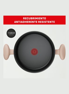 Imagen 2 del producto Olla con Tapa Daisy Vanilla 20 cm