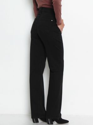 Imagen 2 del producto Jeans Recto Tiro Alto Pretina Marilynne