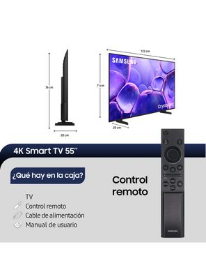 Imagen 2 del producto LED Smart TV 55'' Crystal 4K UHD U8000F + Soundbar B-Series B400F