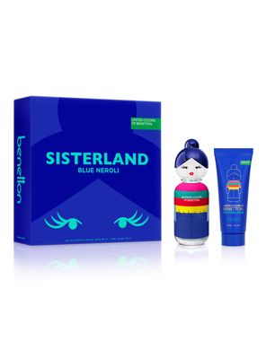 Imagen 1 del producto Set Perfume United Colors Sisterland Blue Neroli EDT Mujer 80 ml + Loción Corporal 75 ml