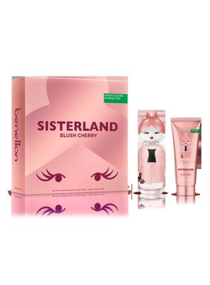 Imagen 1 del producto Set Perfume United Colors Sisterland Blush Cherry EDP Mujer 80 ml + Loción Corporal 75 ml
