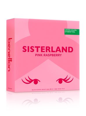 Imagen 2 del producto Set Perfume United Colors Sisterland Pink Raspberry EDT Mujer 80 ml + Loción Corporal 75 ml