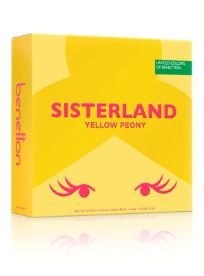 Imagen 2 del producto Set Perfume United Colors Sisterland Yellow Peony EDT Mujer 80 ml + Loción Corporal 75 ml