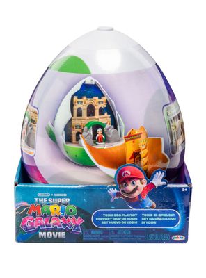 Imagen 2 del producto Playset Básico Huevo de Yoshi Nintendo Película Figuras 4 cm
