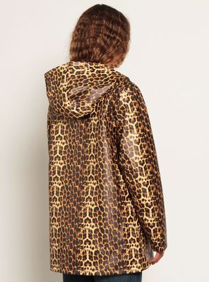 Imagen 2 del producto Chaqueta Animal Print Impermeable Manga Larga con Capucha