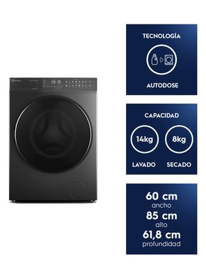 Imagen 2 del producto Lavadora secadora Carga Frontal 14/8 kg FLWD12AU