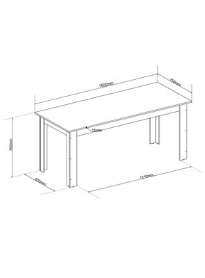 Imagen 2 del producto Juego de Comedor Anitere 8 Sillas Café