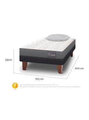 Imagen 2 del producto Cama Europea Anatomic 1.5 Plazas + Almohada