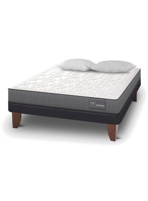 Cama Europea Anatomic 2 Plazas + Almohadas