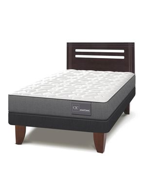 Cama Europea Anatomic 1.5 Plazas Múnich