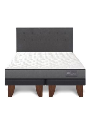 Imagen 2 del producto Cama Europea Anatomic 2 Plazas Base Dividida + Respaldo Eufrates