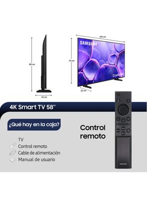 Imagen 2 del producto LED Smart TV 58'' Crystal UHD 4K U8000F 2025