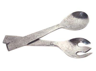 Set Kadar 2 Cubiertos para servir Rayas 33x8x2cm