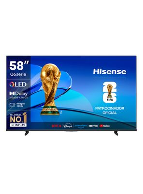 Hisense Qled Smart Tv 58'' 4K Uhd 58Q6Qv