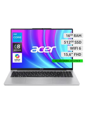 Imagen 2 del producto Notebook Aspire Lite AL15-71P-53YC-1 Intel Core i5 16GB RAM 512GB SSD 15.6'' FHD 60Hz