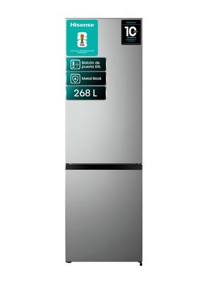Hisense Refrigerador Bottom Freezer 268 Litros Frío Directo