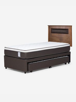 Imagen 1 del producto Diván New Style 4 Plus 1.5 Plazas + Respaldo Ferrara